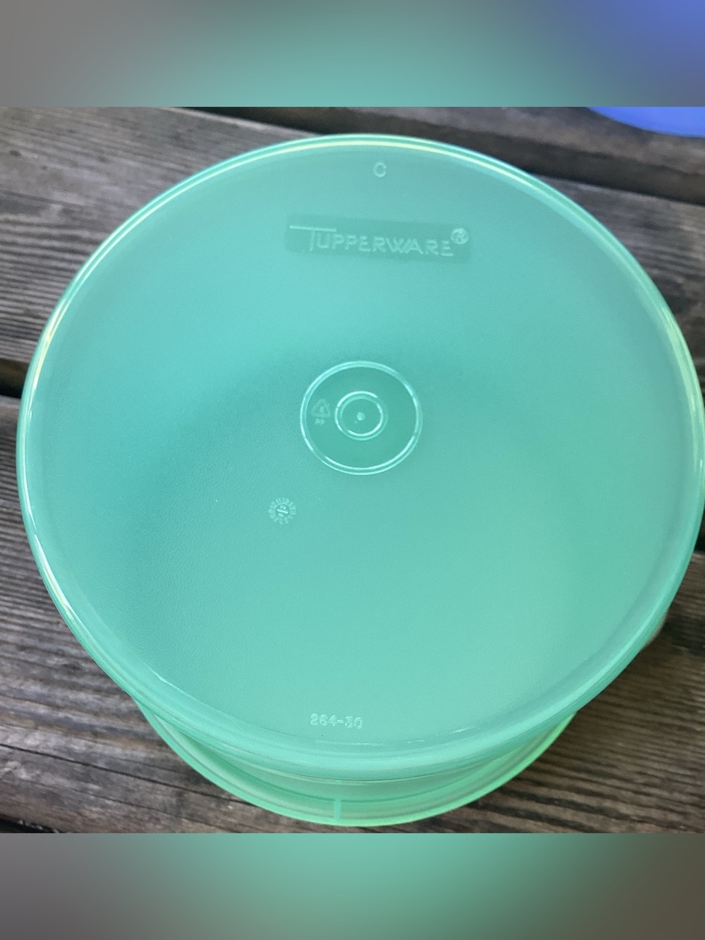 Tupperware Stacking Canister Set in Pastel Colors - set of 3 - Picture 4 of 5